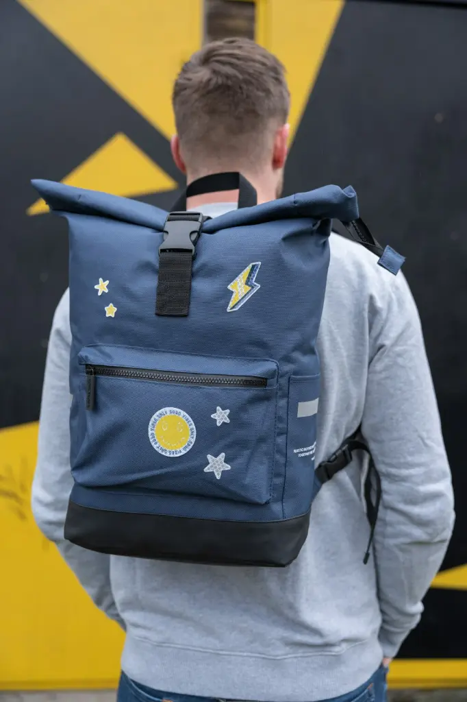 28843 + 28912 - NORLÄNDER S.G. Fiets Rugtas RPET Blauw.webp