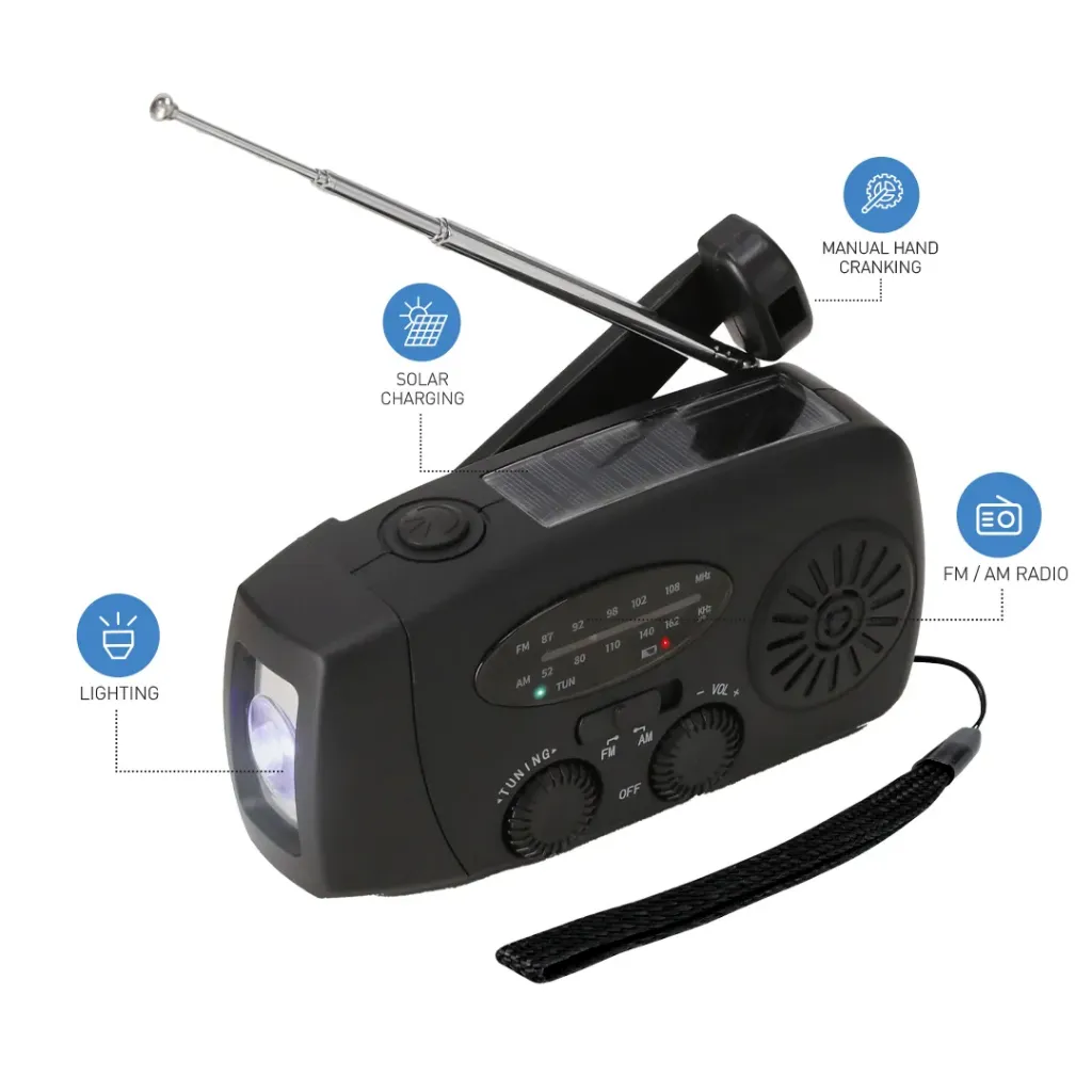 Multifunctionele noodradio